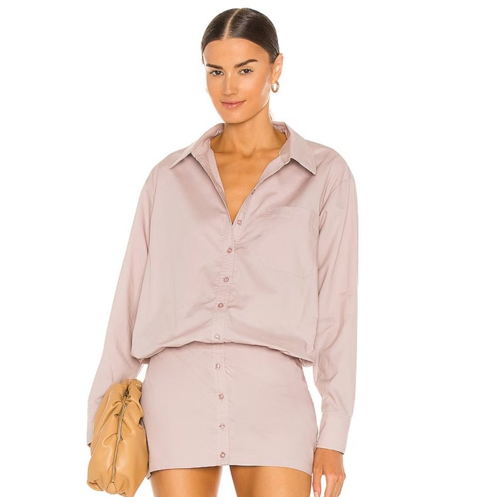 Revolve L'Academie Xavier Mini Shirt Dress